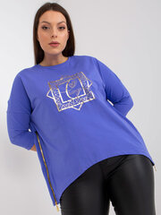 Женская фиолетовая блузка больших размеров цена и информация | Женские блузки, рубашки | 220.lv