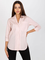 грязно-розовая женская классическая хлопковая рубашка цена и информация | Женские блузки, рубашки | 220.lv