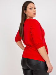 красная длинная блузка больших размеров с принтом цена и информация | Женские блузки, рубашки | 220.lv