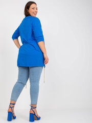 Женское темно-синее платье больших размеров цена и информация | Женские блузки, рубашки | 220.lv