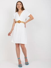 Женское повседневное платье, белое  цена и информация | Платья | 220.lv