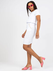 Женское белое платье больших размеров цена и информация | Платья | 220.lv