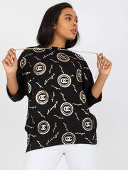 Женская черная блузка цена и информация | Женские футболки | 220.lv