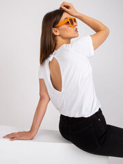 повседневная блуза из белого муслина с рюшами och bella цена и информация | Женские футболки | 220.lv