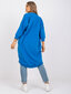Sieviešu tumši zils sporta krekls ar rāvējslēdzēju cena un informācija | Sieviešu džemperi | 220.lv