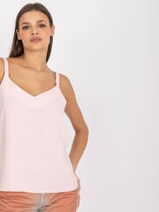 бледно-розовый хлопковый топ в рубчик mariana цена и информация | Женские блузки, рубашки | 220.lv