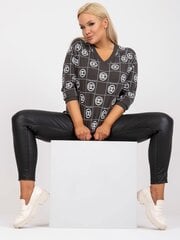 Женская блуза цвета хаки Plus size цена и информация | Женские блузки, рубашки | 220.lv