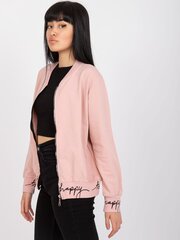 Sieviešu gaiši rozā džemperis bez kapuces cena un informācija | Jakas sievietēm | 220.lv