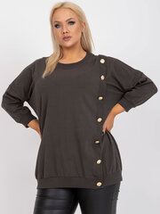 Женская блуза цвета хаки Plus size цена и информация | Женские блузки, рубашки | 220.lv