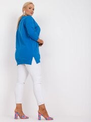 Sieviešu zila tunika plus izmēra tunika cena un informācija | Tunikas | 220.lv