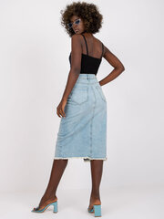 Женская джинсовая юбка, ярко-синяя цена и информация | Юбки | 220.lv