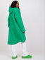 Sieviešu džemperis zaļā krāsā ar rāvējslēdzēju cena un informācija | Sieviešu džemperi | 220.lv
