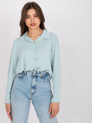 Женская классическая рубашка, мятная  цена и информация | Женские блузки, рубашки | 220.lv