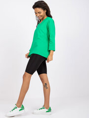 Женская блуза с кружевом, зеленая  цена и информация | Женские блузки, рубашки | 220.lv