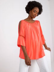 Женская блуза в стиле кэжуал, коралловая  цена и информация | Женские блузки, рубашки | 220.lv