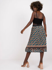 Женская юбка со складками, бирюзово-синяя  цена и информация | Юбка | 220.lv