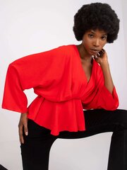 Женская блуза с принтом, красная  цена и информация | Женские блузки, рубашки | 220.lv