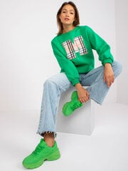 Sieviešu zaļš viena izmēra sporta krekls cena un informācija | Sieviešu džemperi | 220.lv