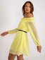 Sieviešu spilgti dzeltena ikdienas kleita цена и информация | Kleitas | 220.lv