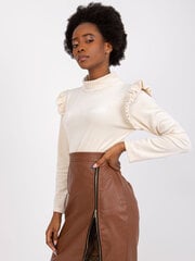 светло-бежевая блузка с принтами bonavista цена и информация | Женские блузки, рубашки | 220.lv