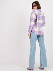 Женская рубашка в клетку, фиолетовая  цена и информация | Женские блузки, рубашки | 220.lv