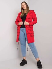 Liela izmēra sieviešu sarkanā jaka cena un informācija | Jakas sievietēm | 220.lv