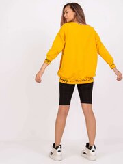 Sieviešu tumši dzeltens viena izmēra sporta krekls cena un informācija | Sieviešu džemperi | 220.lv
