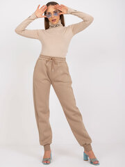 Спортивные штаны для женщин Variant 174193, темно-бежевые цена и информация | Спортивная одежда для женщин | 220.lv