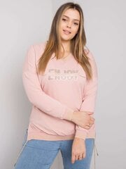 brudnoróżowa damska bluzka plus size z rękawem 3/4 цена и информация | Женские блузки, рубашки | 220.lv