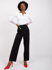 Женские черные брюки из ткани цена и информация | Брюки | 220.lv