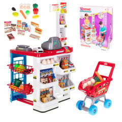 Lielveikala kases aparāts + ratiņkrēslu 2. modelis cena un informācija | Rotaļlietas meitenēm | 220.lv