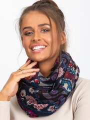 Шарф с народными узорами, темно-синяя цена и информация | Женские шарфы, платки | 220.lv