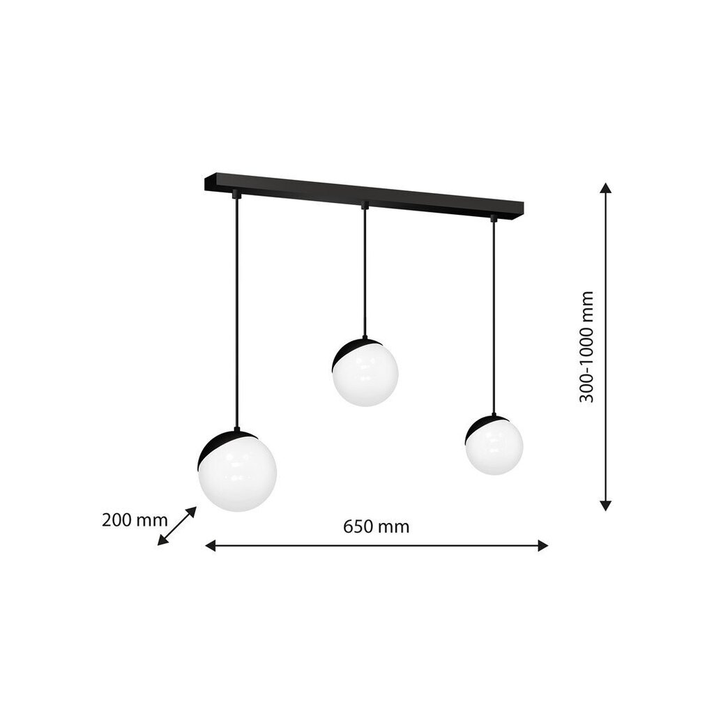 Milagro piekaramā lampa Sfera cena un informācija | Lustras | 220.lv