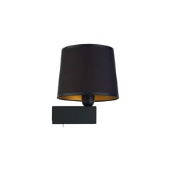 Sienas lampa Nowodvorski Chillin 8197, melna/zeltaina цена и информация | Настенные светильники | 220.lv