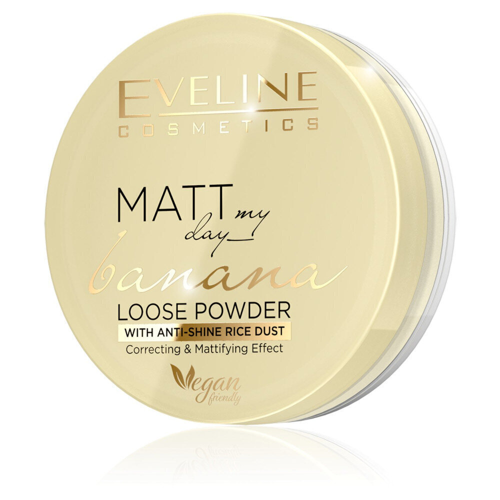 Birstošs sejas pūderis Eveline Matt My Day Banana Loose Powder, 6 g цена и информация | Grima bāzes, tonālie krēmi, pūderi | 220.lv