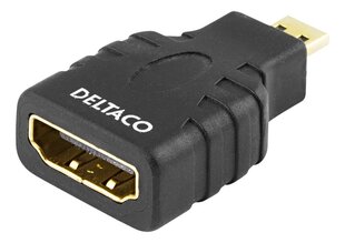 Deltaco adapteris HDMI - micro HDMI, 4K UHD 30Hz cena un informācija | Adapteri un USB centrmezgli | 220.lv