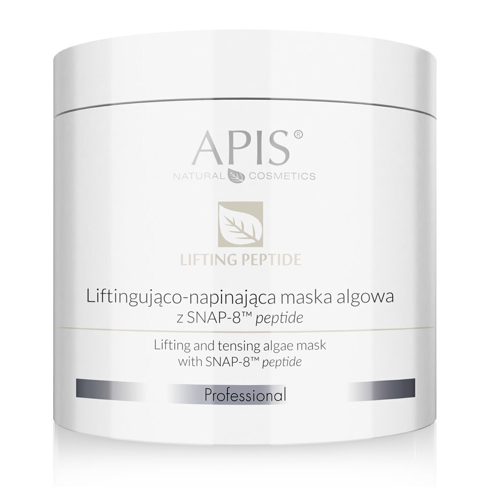 Nostiprinoša maska ar SNAP-8™ peptīdu nobriedušai un dehidrētai ādai Apis Lifting Peptide Algae Mask, 200 g cena un informācija | Sejas maskas, acu maskas | 220.lv