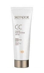 Крем для лица Skeyndor CC Cream Age Defence SPF30, 40 мл цена и информация | Наносите на чистую кожу лица. Подержите около 10-15 минут и смойте водой. | 220.lv