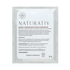 Naturativ Маска для лица Face Mask With Rice Bio-Powder, 30 г цена и информация | Маски для лица, патчи для глаз | 220.lv