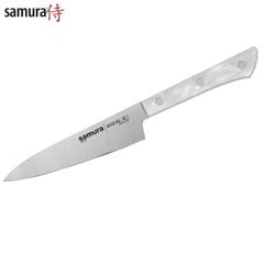 Samura Harakiri Acryl Virtuves nazis ar rievotu asmeni 150mm ar akrila rokturi no AUS 8 Japāņu tērauda 58 HRC цена и информация | Ножи и аксессуары для них | 220.lv