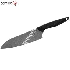 Samura Golf Stonewash Universāls Virtuves Santoku nazis 180mm no AUS 8 Japāņu tērauda 58 HRC cena un informācija | Naži un to piederumi | 220.lv