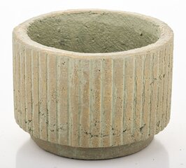 Keramikas puķu pods 17x12(A) cm, zaļš/zeltīts cena un informācija | Puķu podi | 220.lv