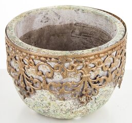 Keramikas puķu pods 12,5x9(A) cm, smilšains cena un informācija | Puķu podi | 220.lv