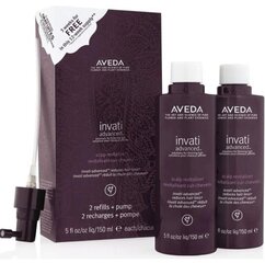 Produkts pret matu izkrišanu Aveda Invati Advanced Scalp 2 x 150 ml cena un informācija | Matu uzlabošanai | 220.lv