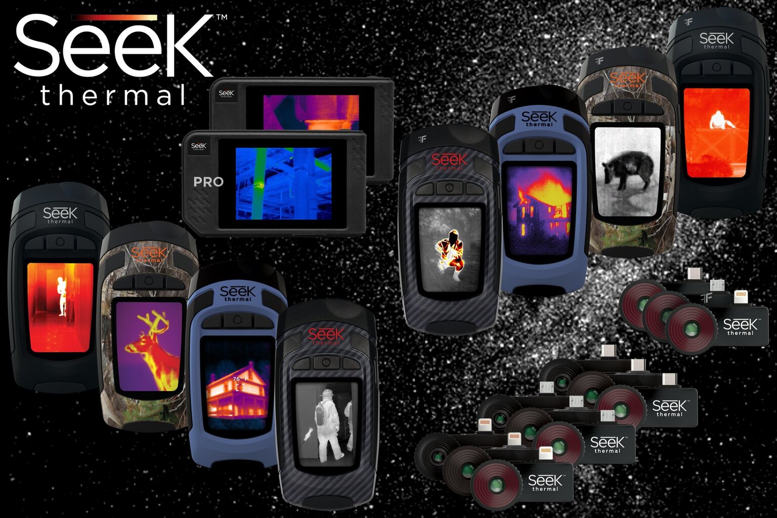 Seek Thermal Compact for iOS, Lightning connector, black cena un informācija | Termokameras | 220.lv