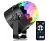 RGB LED gaismas projektora diskotēka + tālvadības pults cena un informācija | Svētku dekorācijas | 220.lv