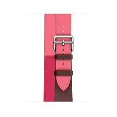 Beep Double Tour Watch Band Wine Rose Brown cena un informācija | Viedpulksteņu un viedo aproču aksesuāri | 220.lv