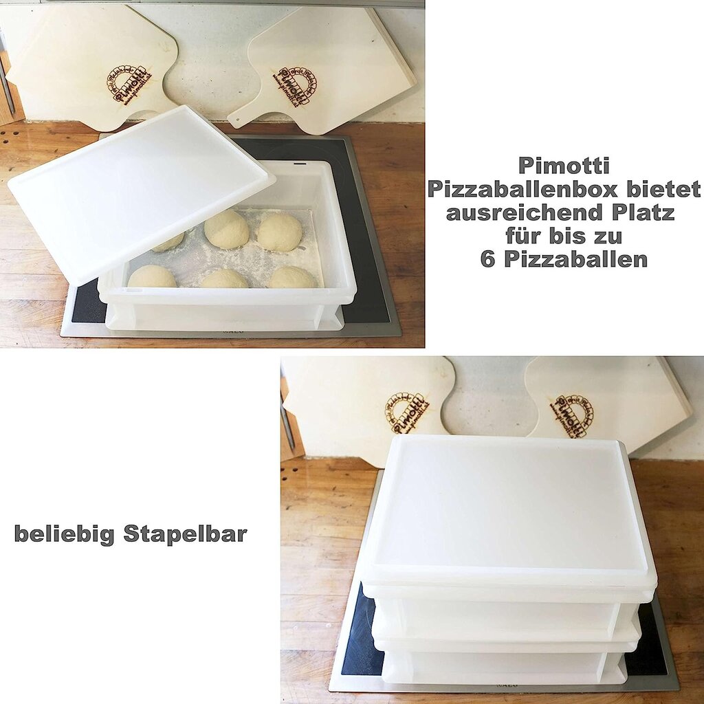 Pimotti picas lodīšu kaste (3 iestatīta ar 1x vāku) ar 30 x 40 x 12 cm, plastmasas цена и информация | Trauki pārtikas uzglabāšanai | 220.lv