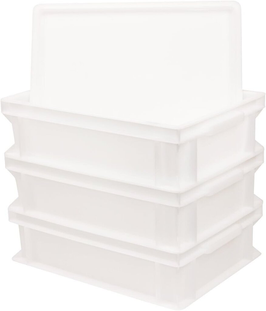 Pimotti picas lodīšu kaste (3 iestatīta ar 1x vāku) ar 30 x 40 x 12 cm, plastmasas цена и информация | Trauki pārtikas uzglabāšanai | 220.lv