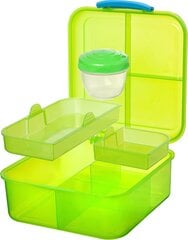 Sistema Bento Box to Go Lunchbox | Забота с йогуртом/фруктовым контейнером | 1,25 л | БЕЗ BPA | Смешанные цвета | 1 шт цена и информация | Посуда для хранения еды | 220.lv